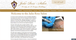 Desktop Screenshot of julieross-salon.co.uk