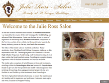 Tablet Screenshot of julieross-salon.co.uk
